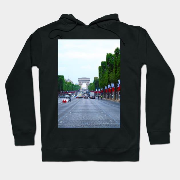 Paris arc de Triomphe Hoodie by OLHADARCHUKART